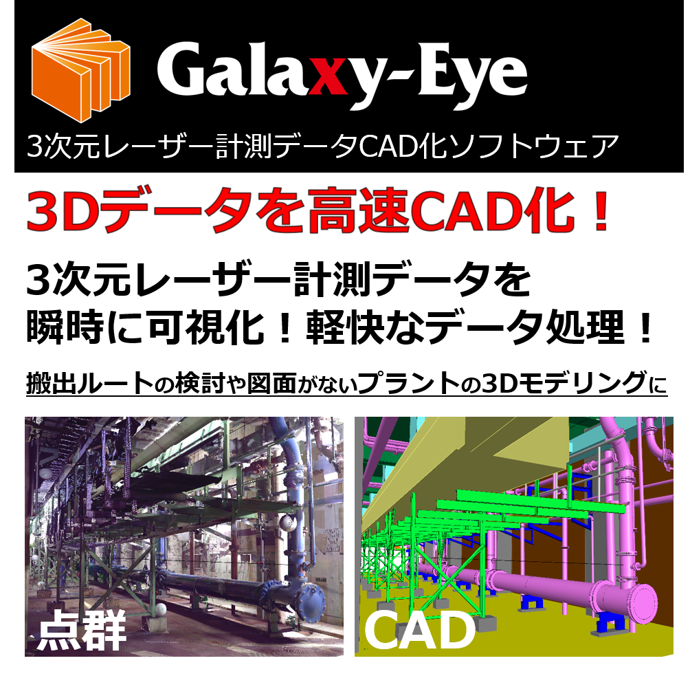 大規模点群処理ソフトウェア Galaxy Eye 富士テクニカルリサーチ Powered By イプロス